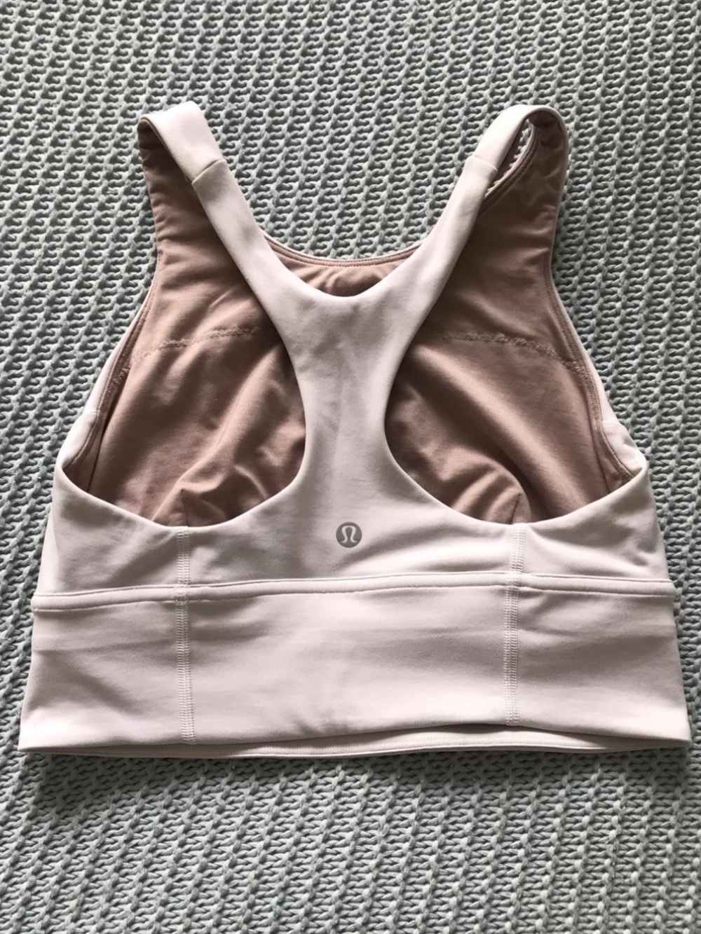 lululemon athletica Light Pink Racerback Sports Bra
